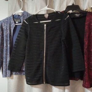 Chico's Black Easywear Cardigan